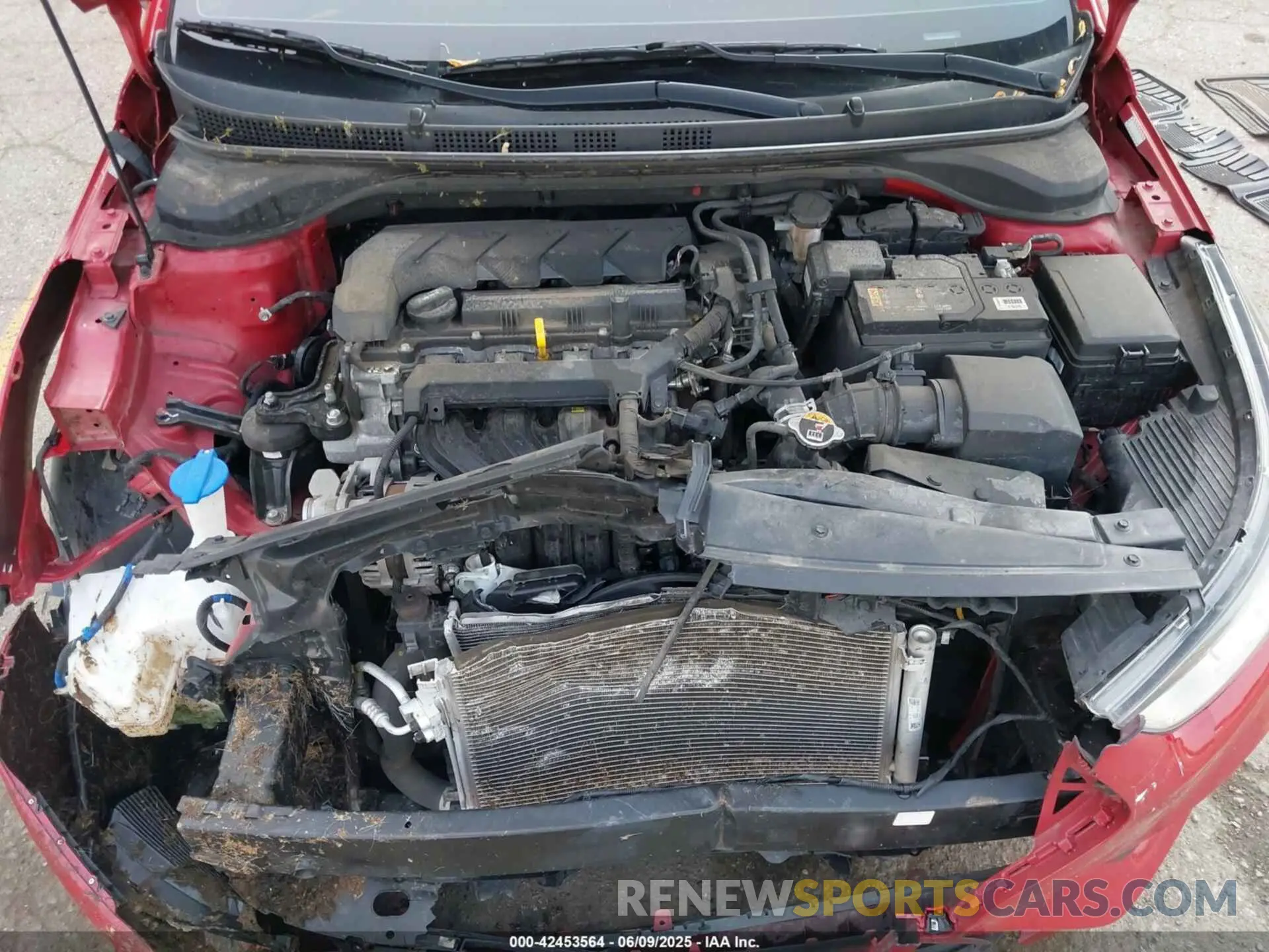 10 Photograph of a damaged car 3KPC24A67ME146362 HYUNDAI ACCENT 2021