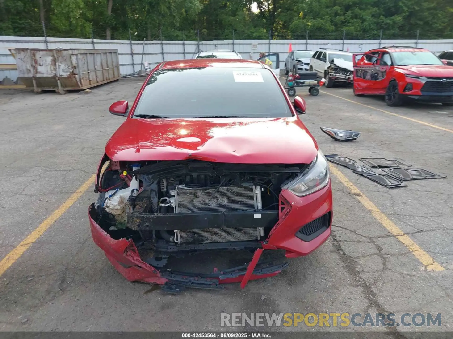 12 Photograph of a damaged car 3KPC24A67ME146362 HYUNDAI ACCENT 2021