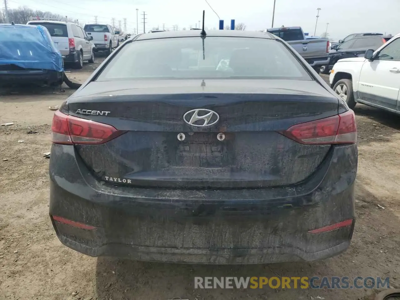 6 Photograph of a damaged car 3KPC24A68ME134687 HYUNDAI ACCENT 2021