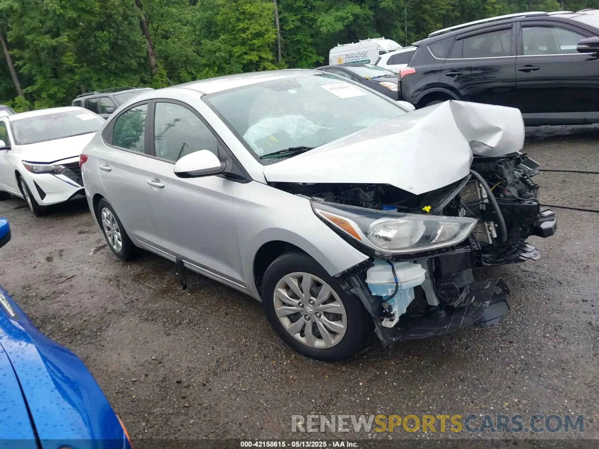 1 Photograph of a damaged car 3KPC24A68ME137279 HYUNDAI ACCENT 2021