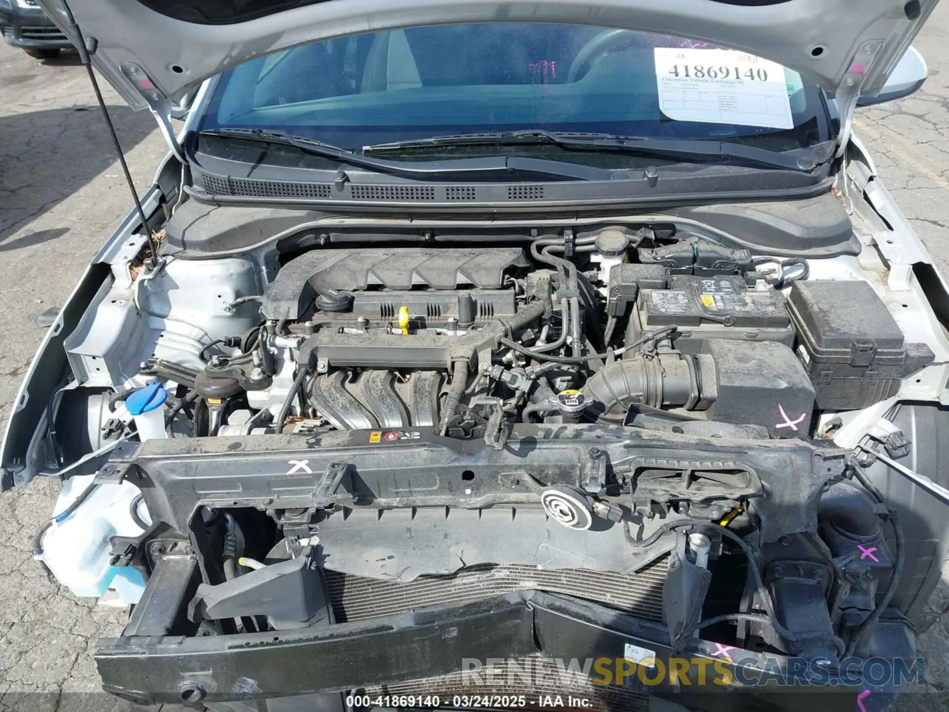 10 Photograph of a damaged car 3KPC24A68ME149058 HYUNDAI ACCENT 2021