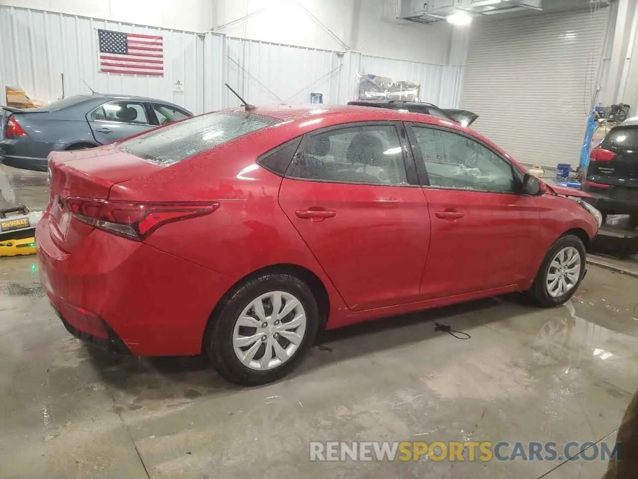 3 Photograph of a damaged car 3KPC24A68ME150789 HYUNDAI ACCENT 2021