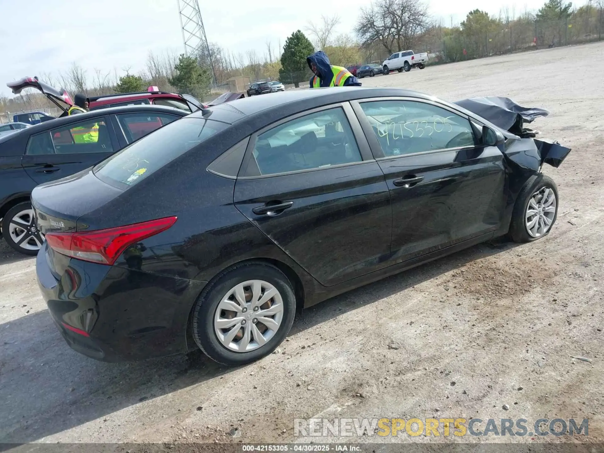 4 Фотография поврежденного автомобиля 3KPC24A69ME135802 HYUNDAI ACCENT 2021