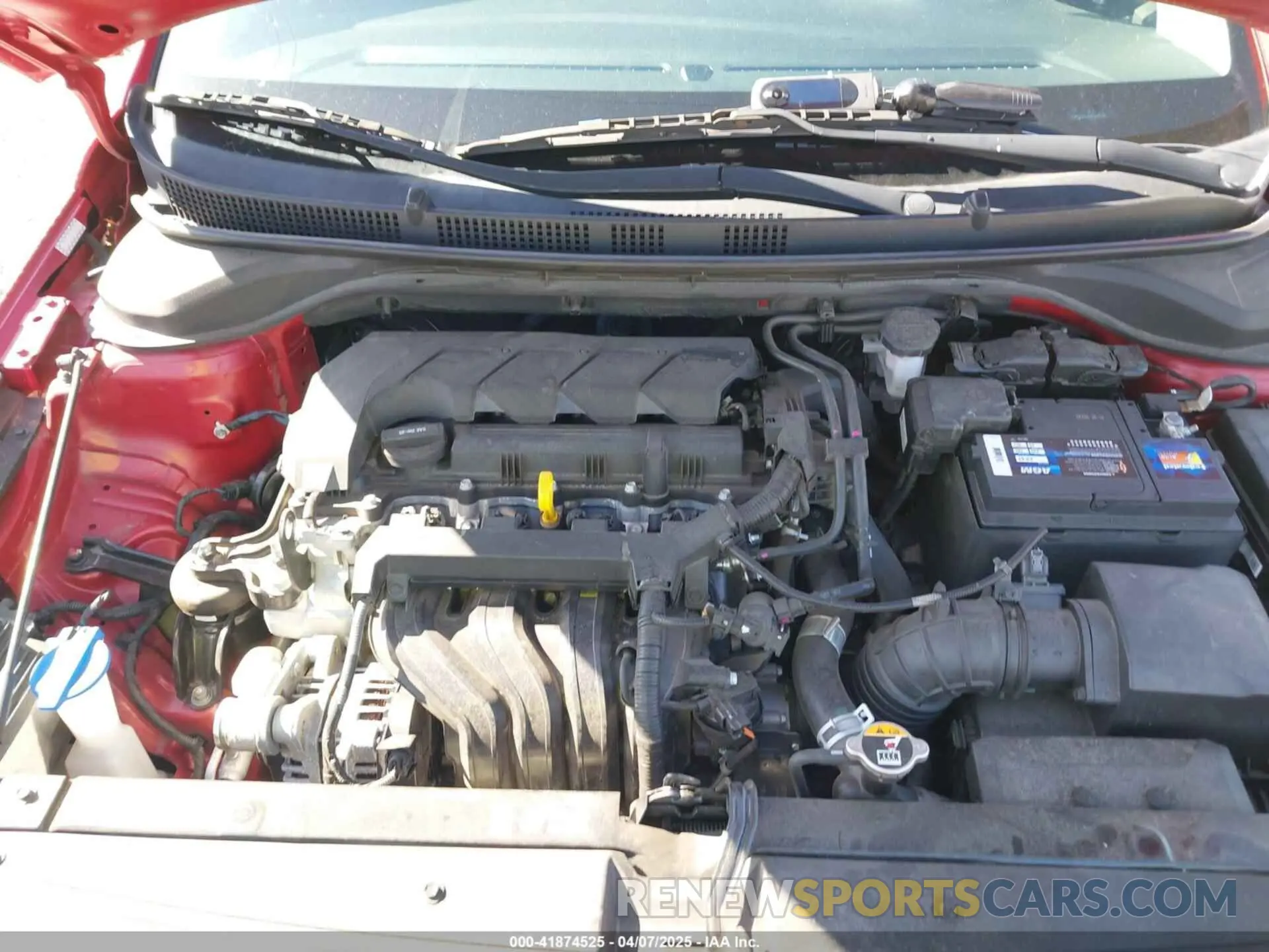 10 Photograph of a damaged car 3KPC24A69ME140546 HYUNDAI ACCENT 2021