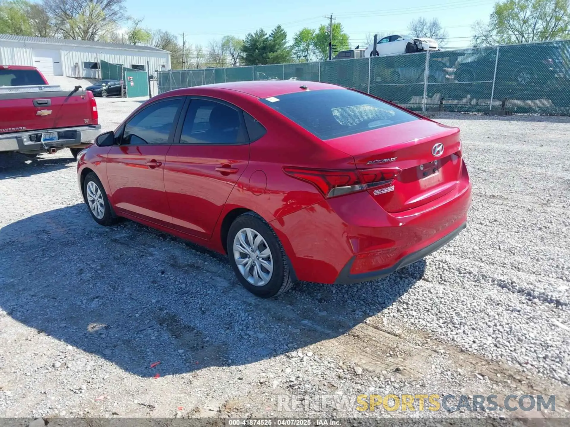 3 Photograph of a damaged car 3KPC24A69ME140546 HYUNDAI ACCENT 2021