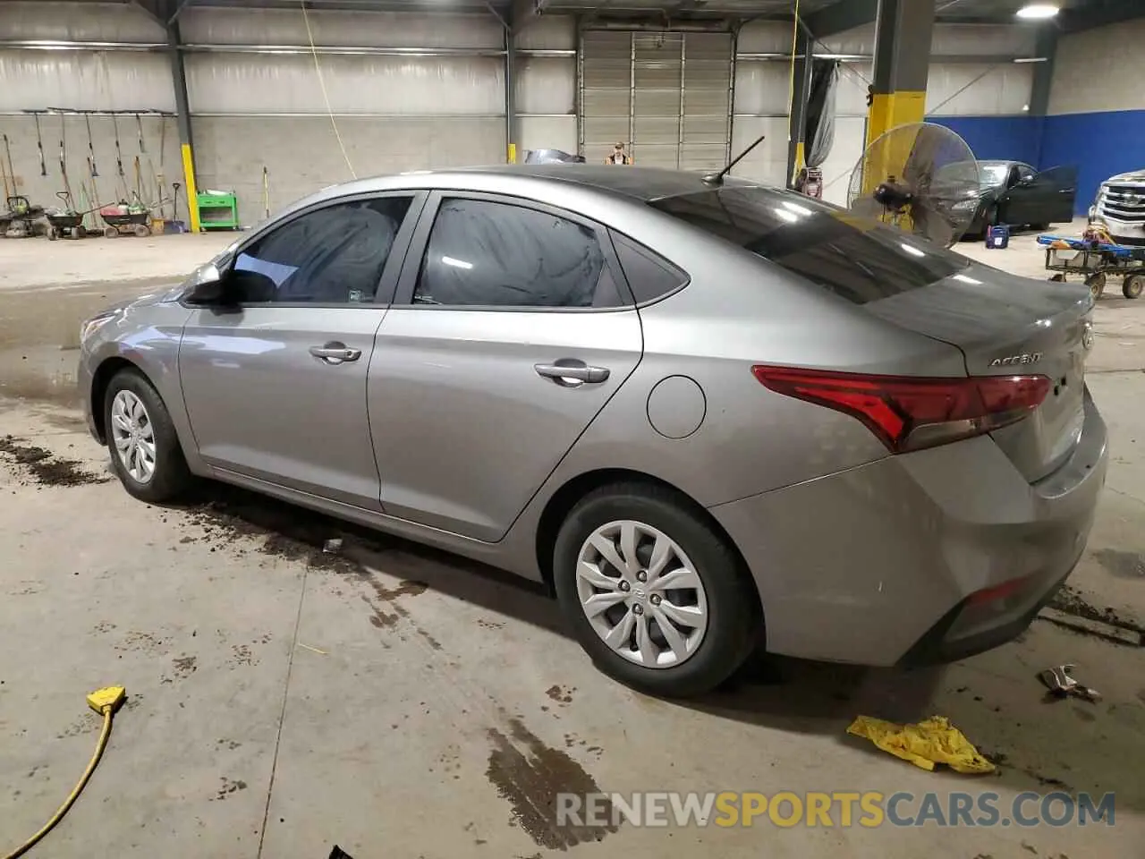 2 Photograph of a damaged car 3KPC24A69ME143978 HYUNDAI ACCENT 2021