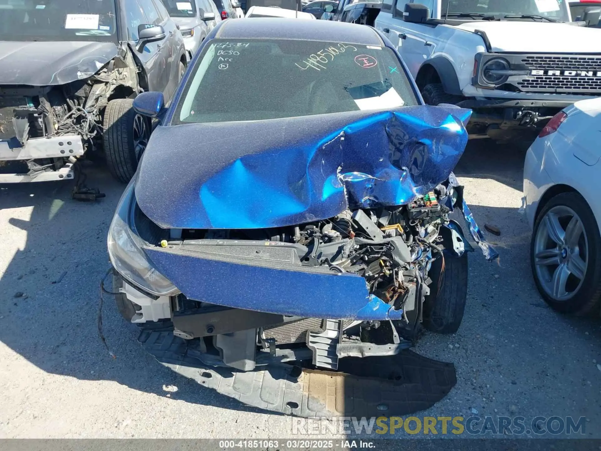 6 Photograph of a damaged car 3KPC24A69ME146153 HYUNDAI ACCENT 2021