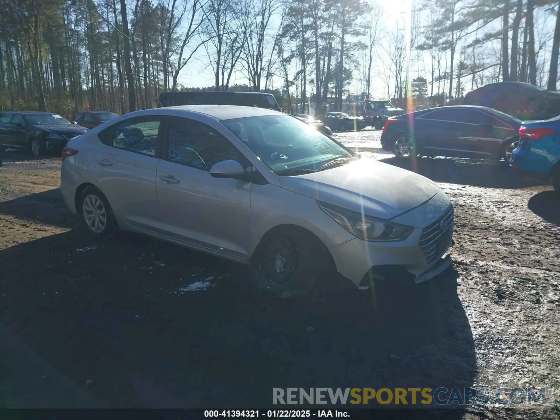 1 Photograph of a damaged car 3KPC24A6XME134920 HYUNDAI ACCENT 2021