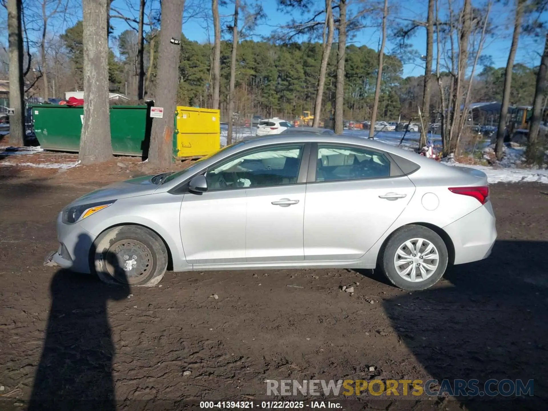 14 Photograph of a damaged car 3KPC24A6XME134920 HYUNDAI ACCENT 2021