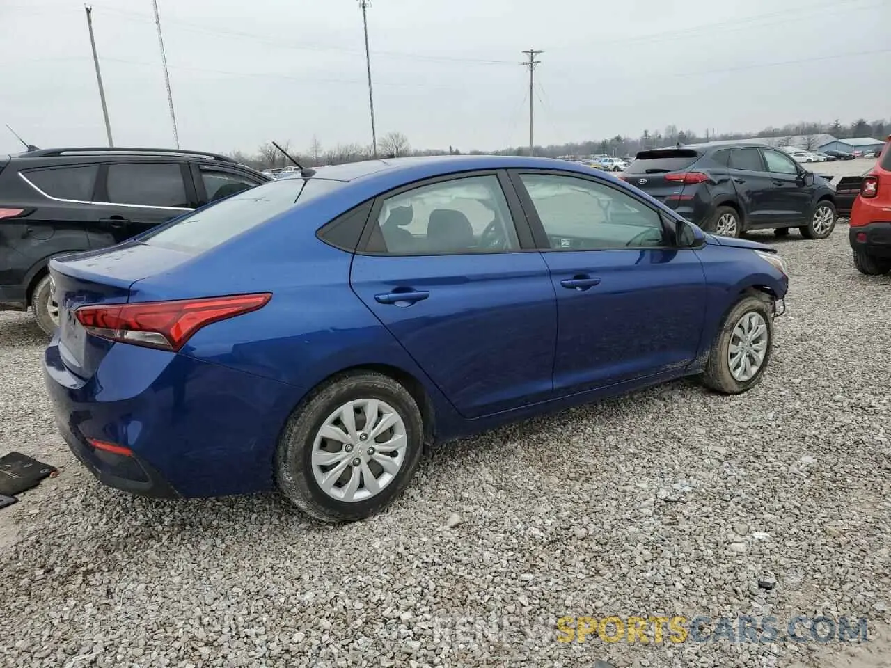 3 Photograph of a damaged car 3KPC24A6XME138675 HYUNDAI ACCENT 2021