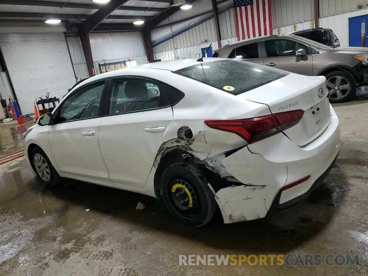 2 Photograph of a damaged car 3KPC24A6XME148168 HYUNDAI ACCENT 2021