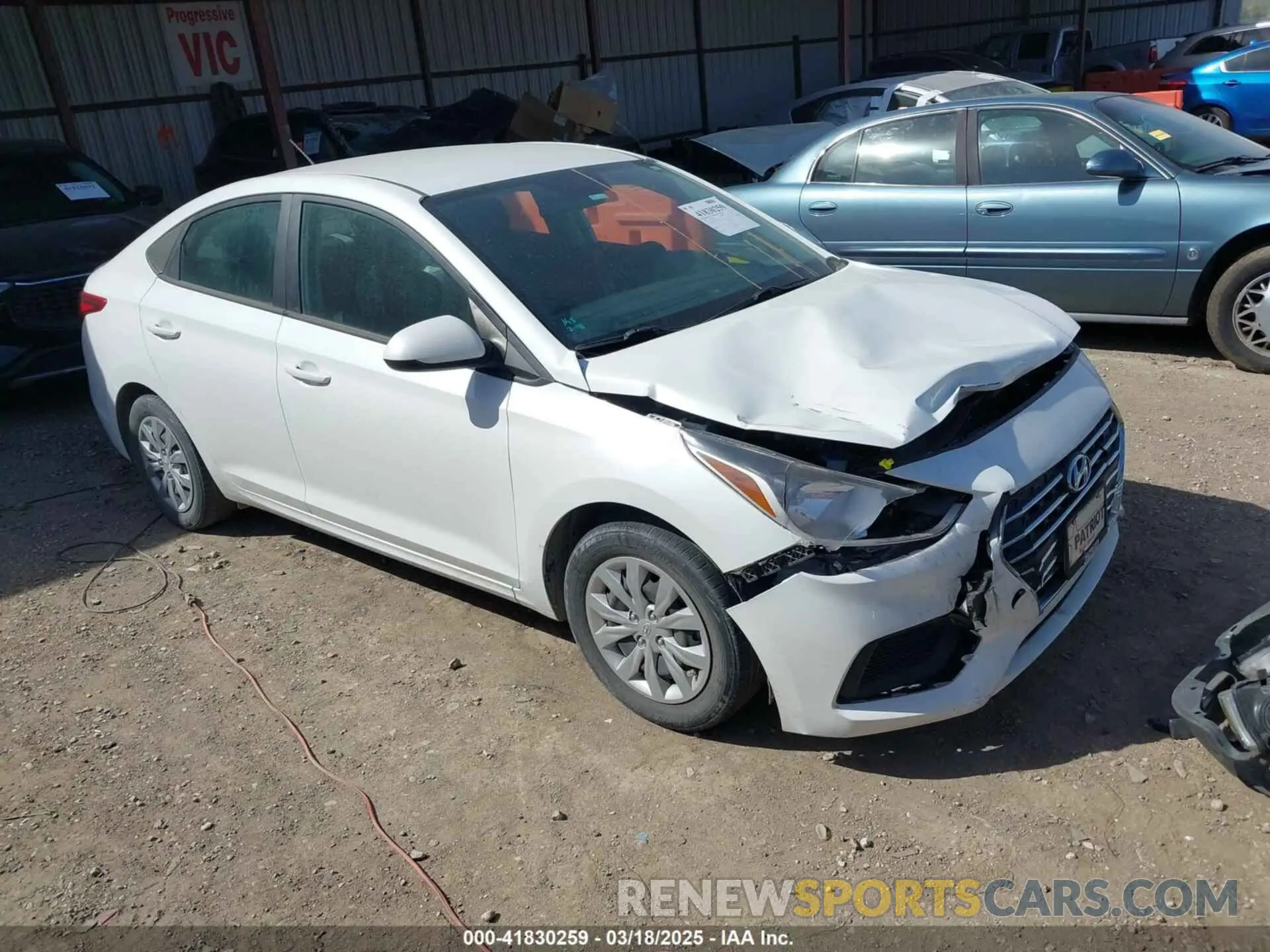 1 Фотография поврежденного автомобиля 3KPC24A6XME148378 HYUNDAI ACCENT 2021