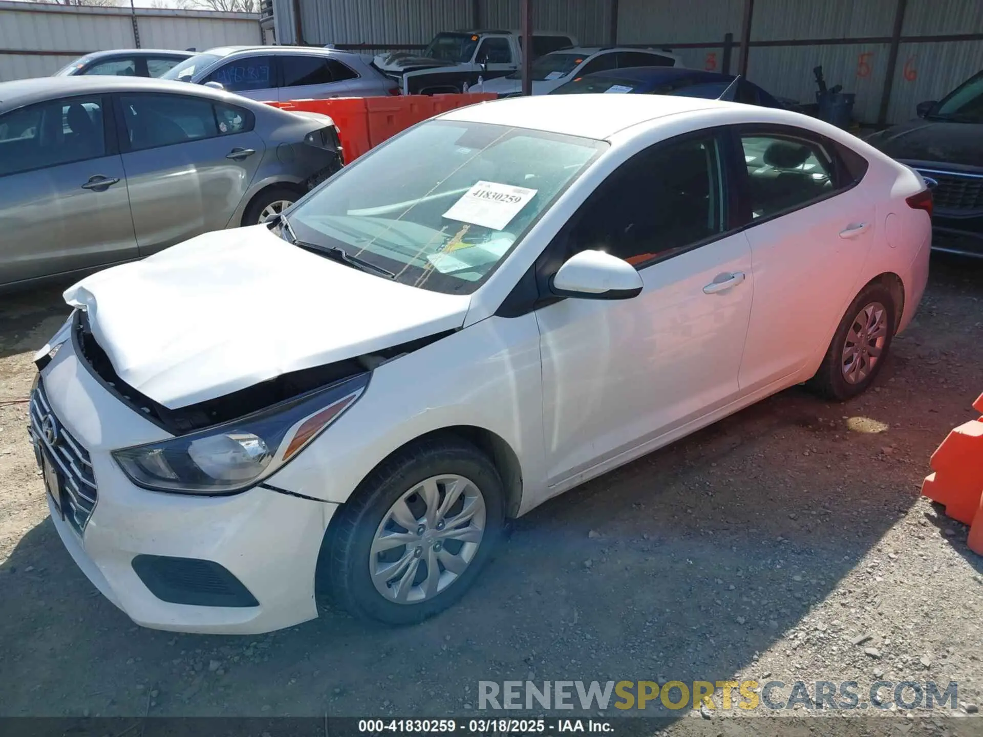 2 Фотография поврежденного автомобиля 3KPC24A6XME148378 HYUNDAI ACCENT 2021