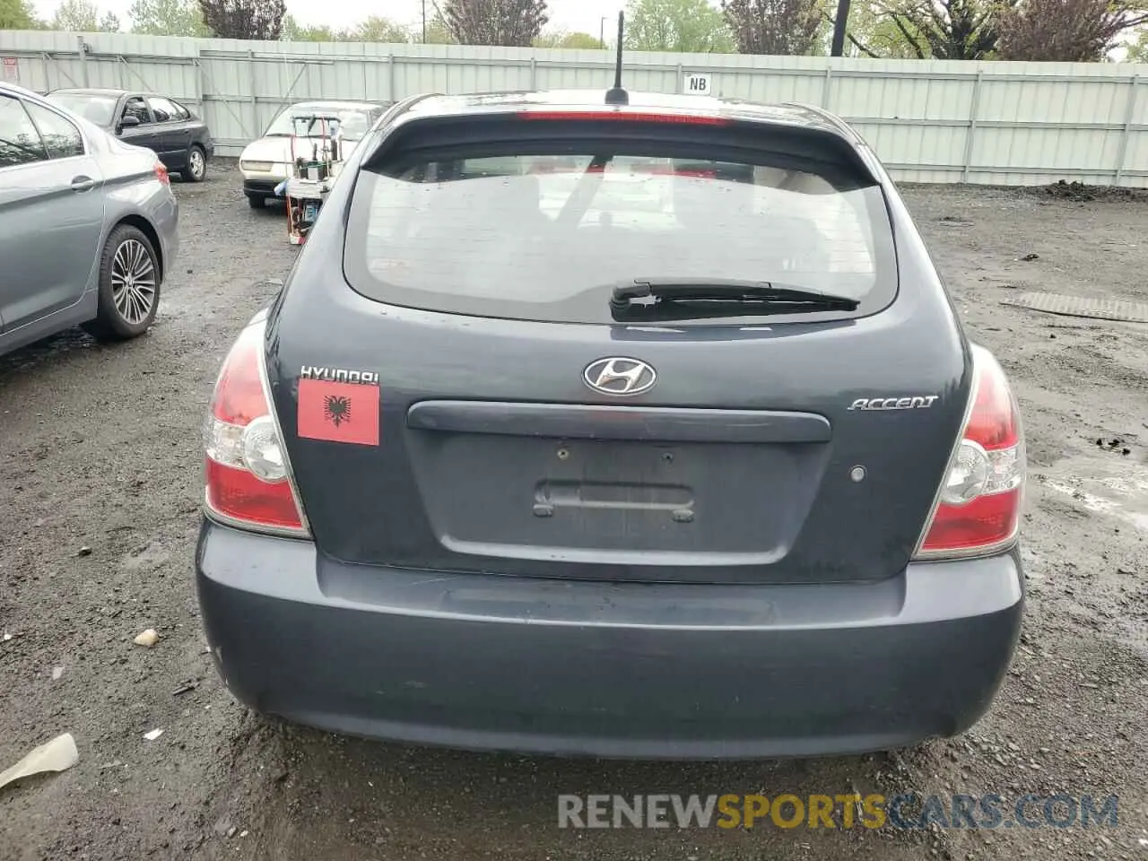 6 Photograph of a damaged car KMHCM3AC0BU192989 HYUNDAI ACCENT 2021