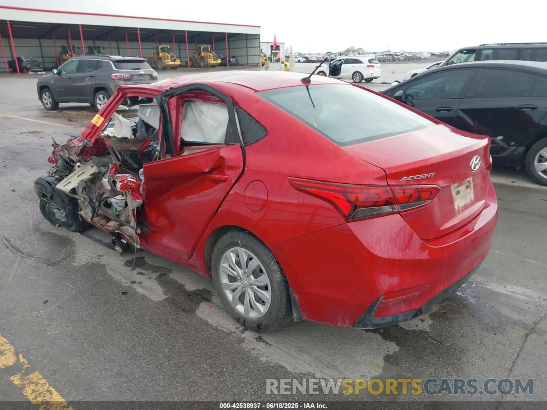 3 Photograph of a damaged car 3KPC24A60NE159276 HYUNDAI ACCENT 2022