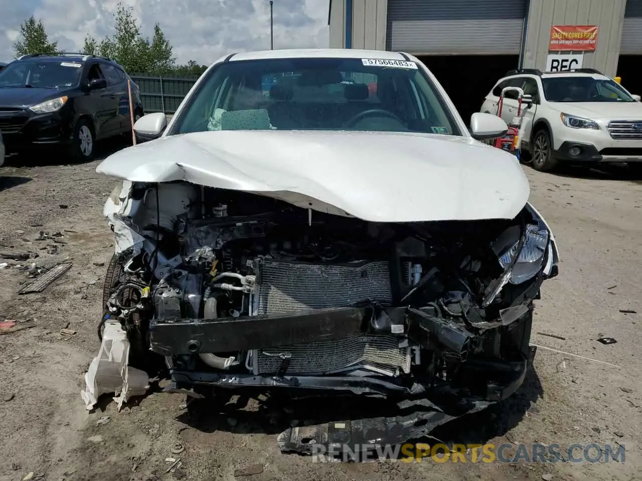5 Фотография поврежденного автомобиля 3KPC24A60NE169192 HYUNDAI ACCENT 2022
