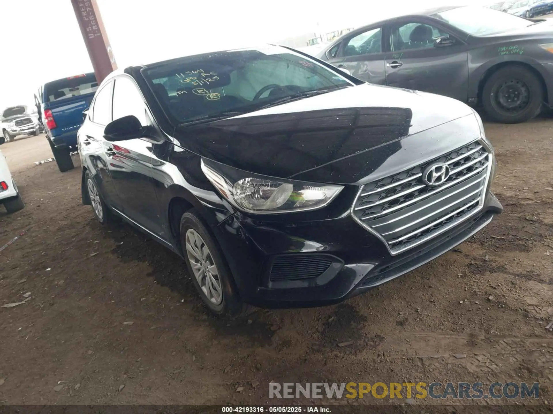 1 Фотография поврежденного автомобиля 3KPC24A60NE172870 HYUNDAI ACCENT 2022