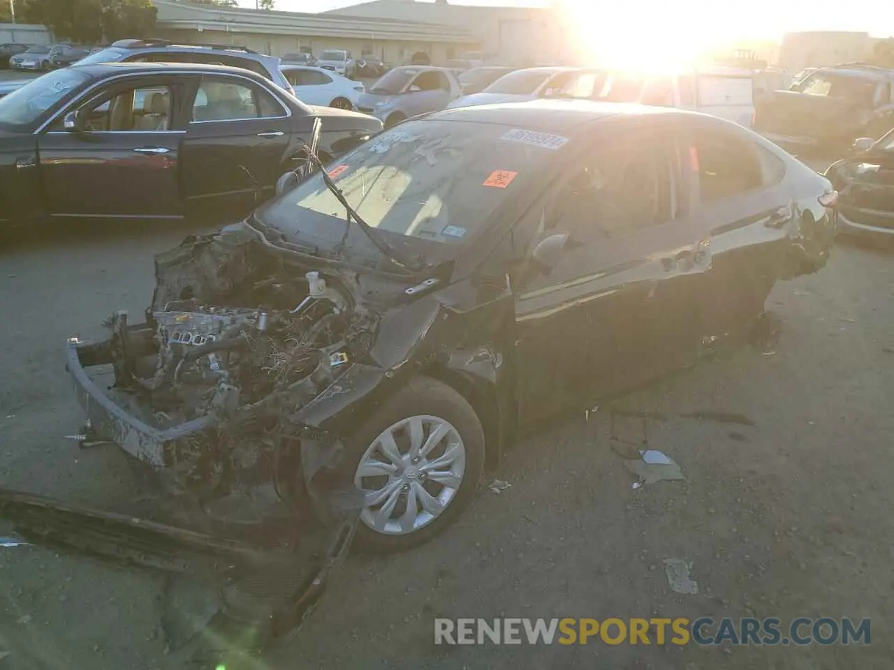 1 Photograph of a damaged car 3KPC24A60NE174196 HYUNDAI ACCENT 2022