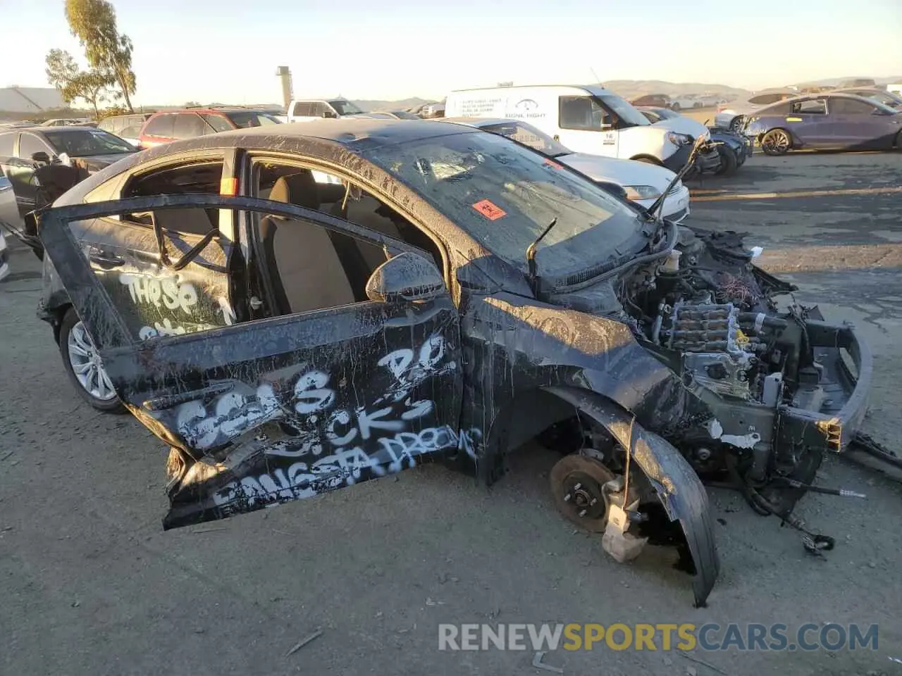 4 Photograph of a damaged car 3KPC24A60NE174196 HYUNDAI ACCENT 2022
