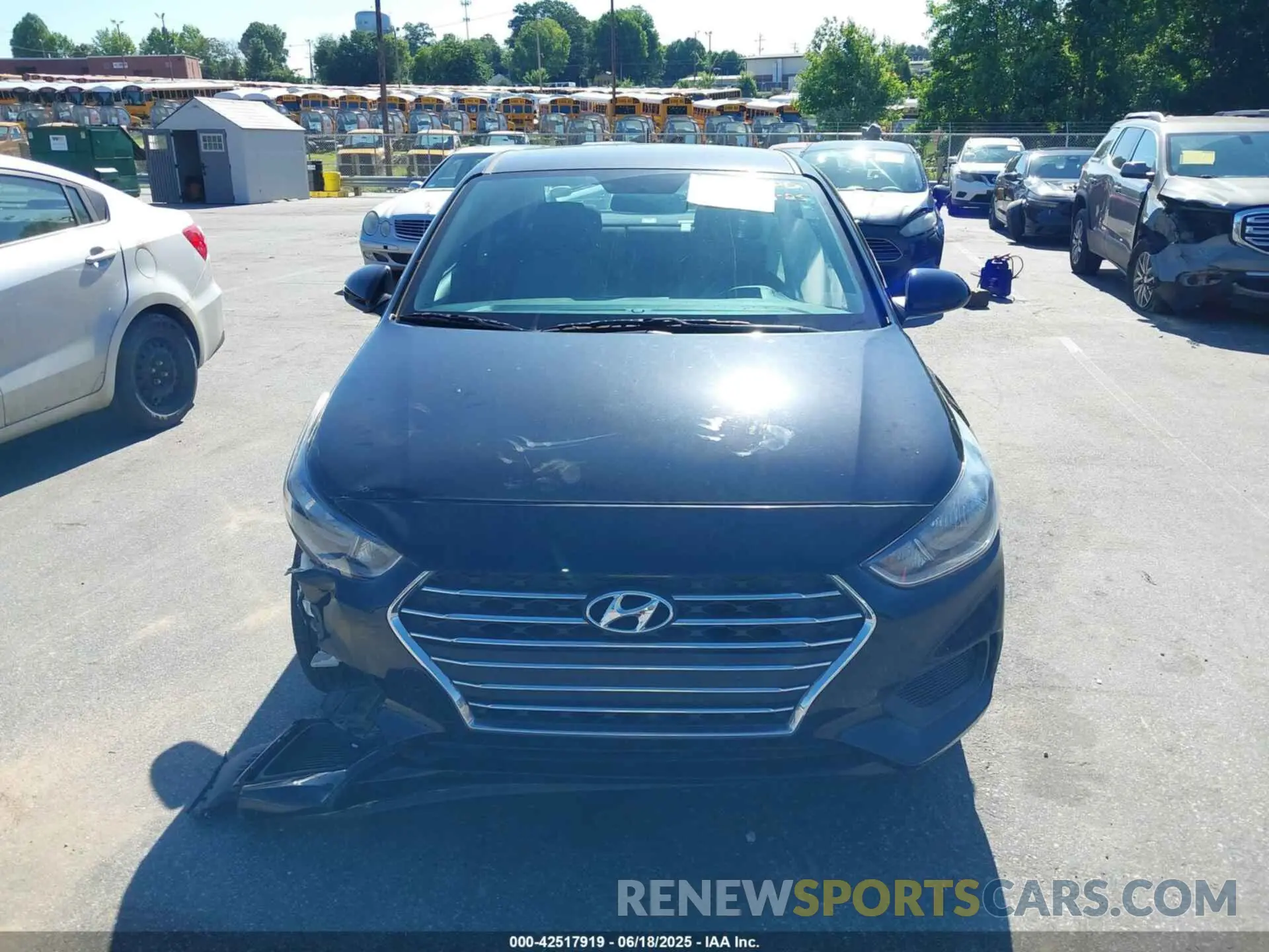 13 Photograph of a damaged car 3KPC24A60NE181293 HYUNDAI ACCENT 2022