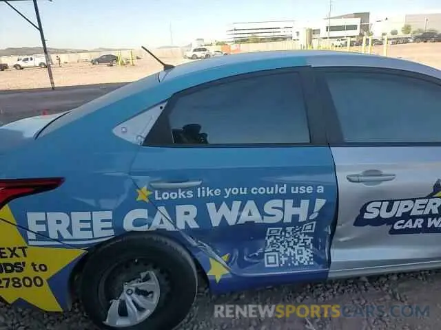10 Photograph of a damaged car 3KPC24A60NE182069 HYUNDAI ACCENT 2022