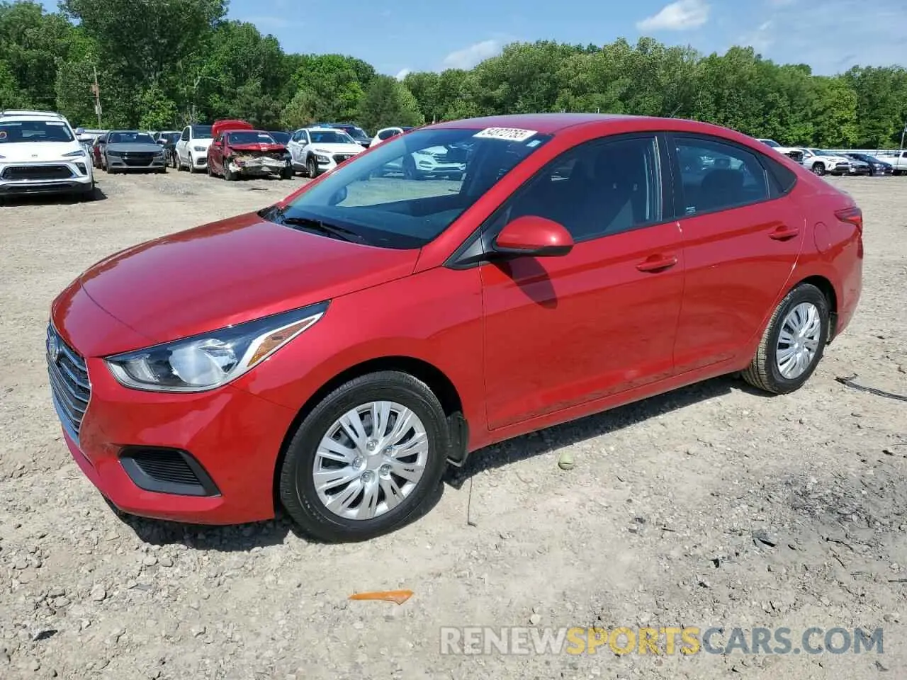 1 Photograph of a damaged car 3KPC24A61NE159271 HYUNDAI ACCENT 2022