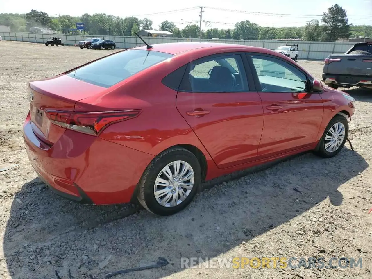 3 Photograph of a damaged car 3KPC24A61NE159271 HYUNDAI ACCENT 2022