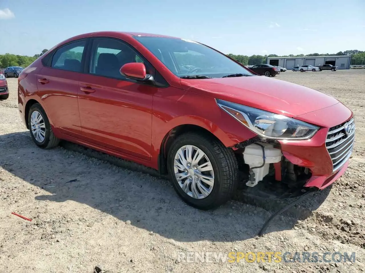 4 Photograph of a damaged car 3KPC24A61NE159271 HYUNDAI ACCENT 2022