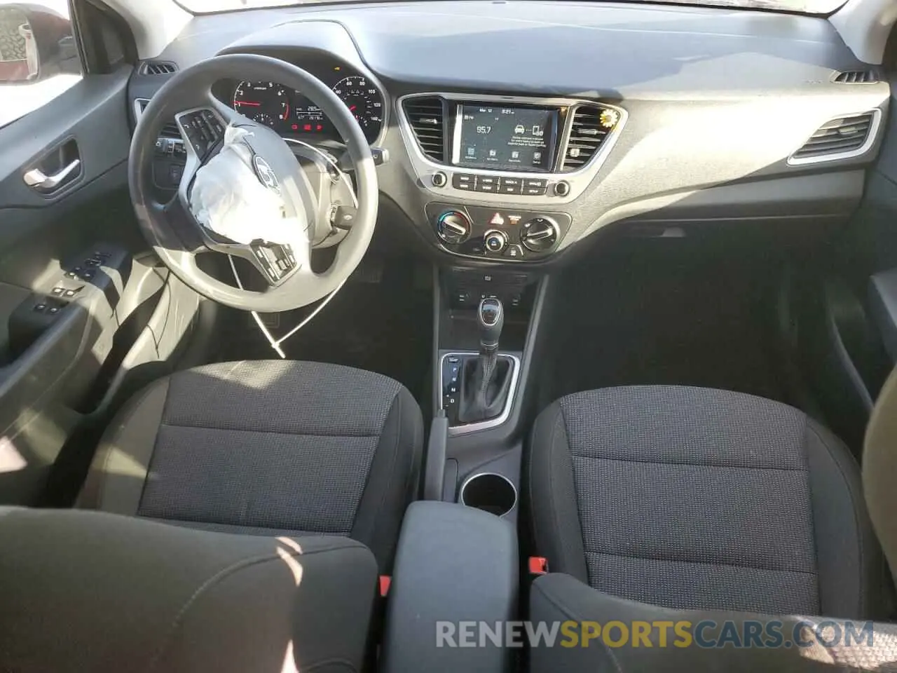 8 Фотография поврежденного автомобиля 3KPC24A61NE166303 HYUNDAI ACCENT 2022
