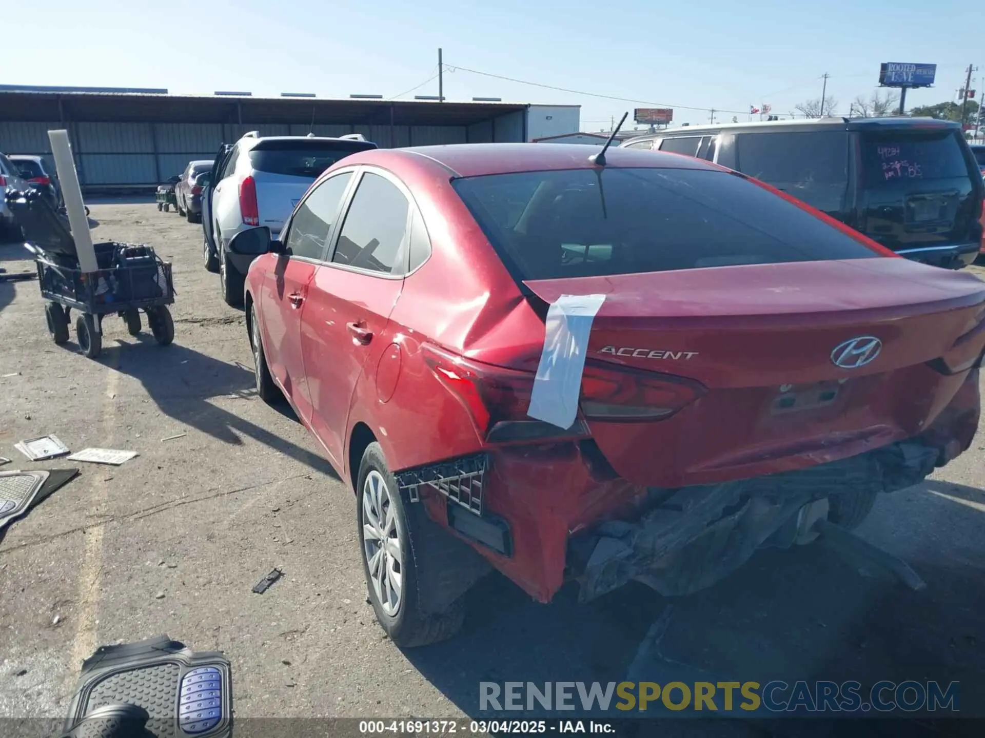 3 Фотография поврежденного автомобиля 3KPC24A61NE171677 HYUNDAI ACCENT 2022