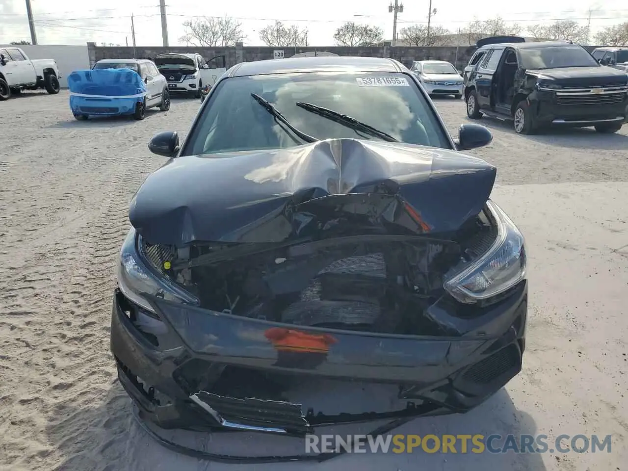 5 Photograph of a damaged car 3KPC24A61NE182565 HYUNDAI ACCENT 2022