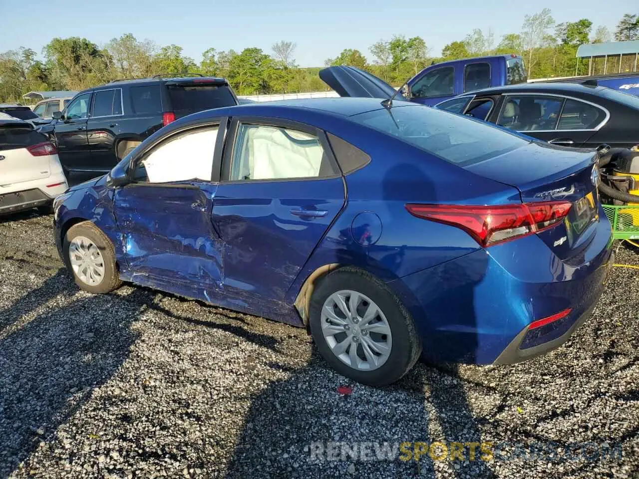 2 Фотография поврежденного автомобиля 3KPC24A61NE183277 HYUNDAI ACCENT 2022