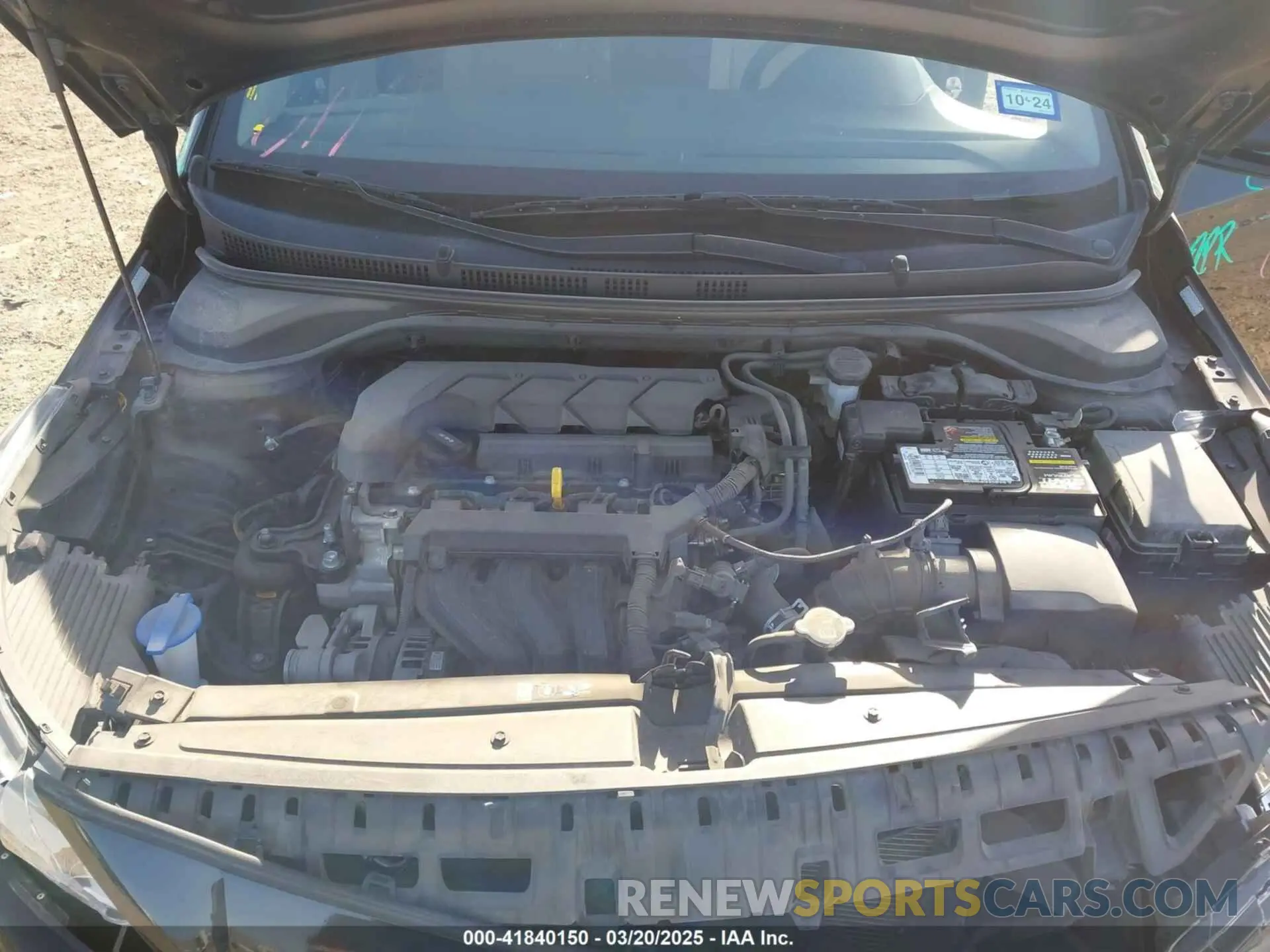 10 Фотография поврежденного автомобиля 3KPC24A62NE158081 HYUNDAI ACCENT 2022