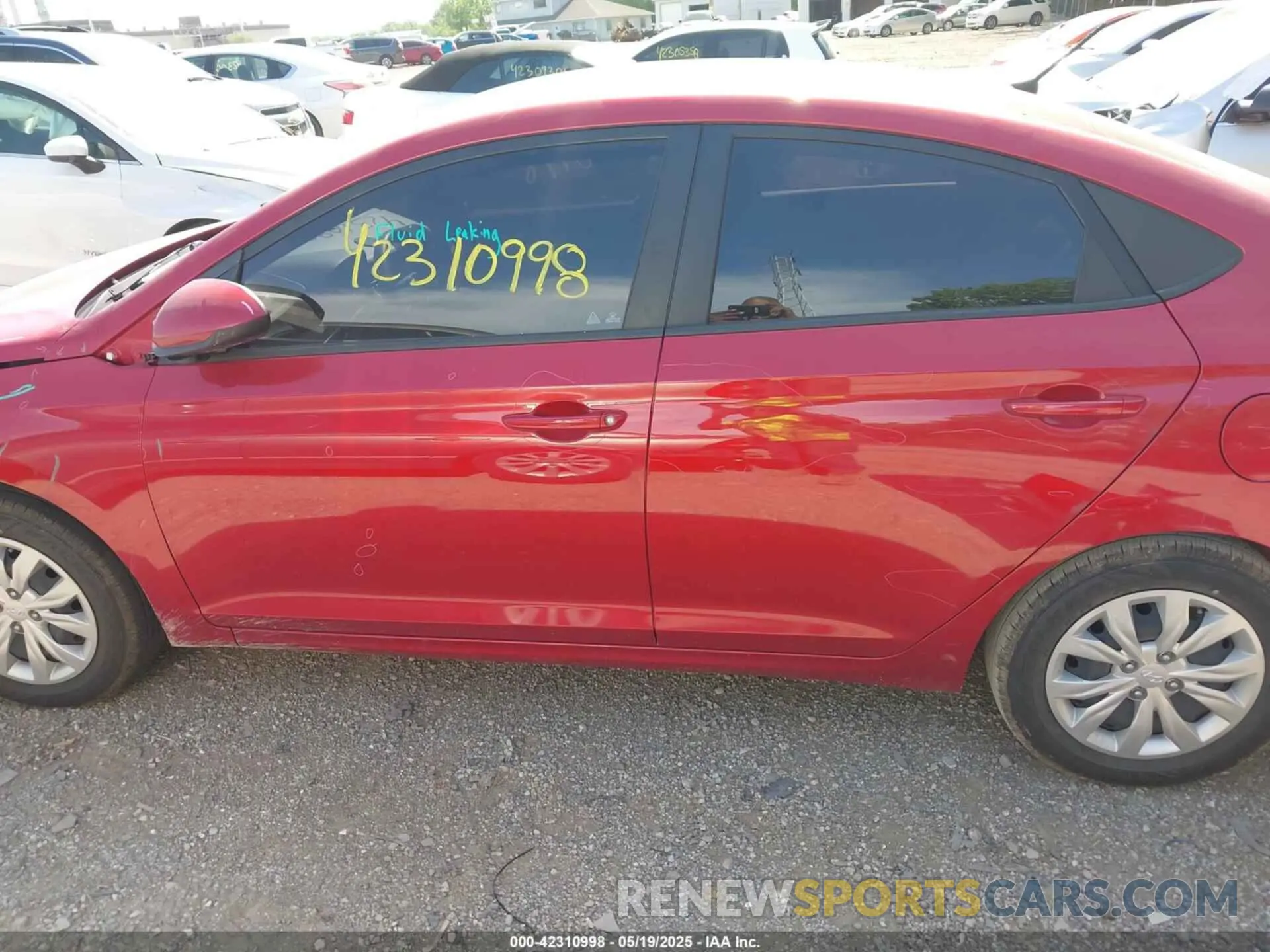 14 Photograph of a damaged car 3KPC24A62NE160929 HYUNDAI ACCENT 2022