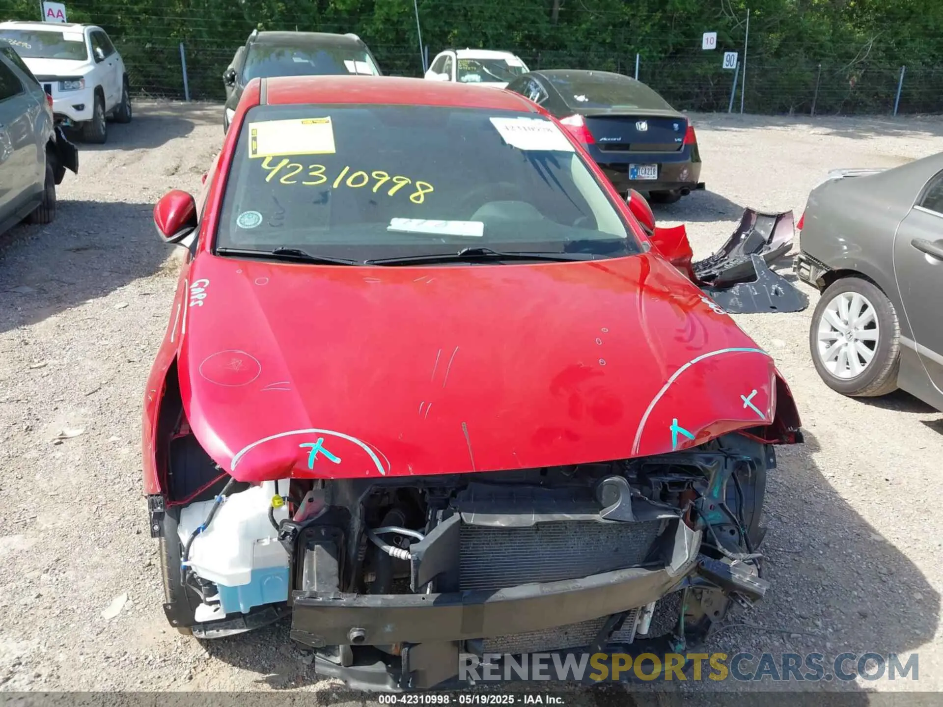 6 Photograph of a damaged car 3KPC24A62NE160929 HYUNDAI ACCENT 2022