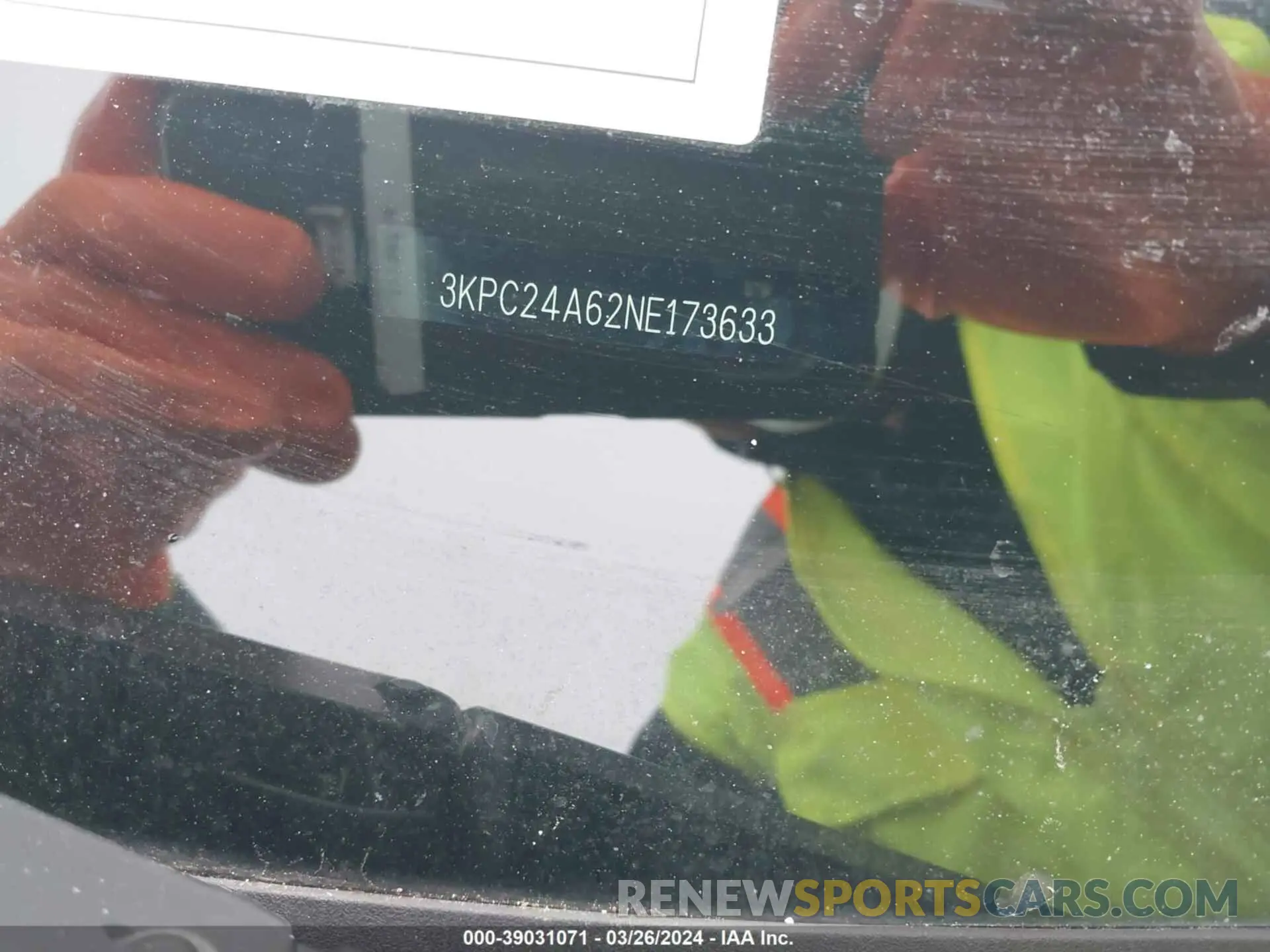 9 Photograph of a damaged car 3KPC24A62NE173633 HYUNDAI ACCENT 2022