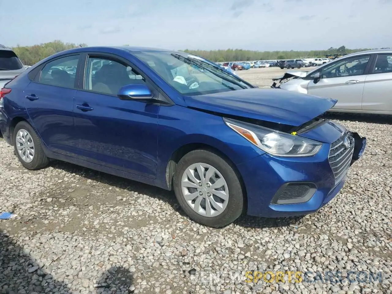 4 Photograph of a damaged car 3KPC24A62NE178962 HYUNDAI ACCENT 2022