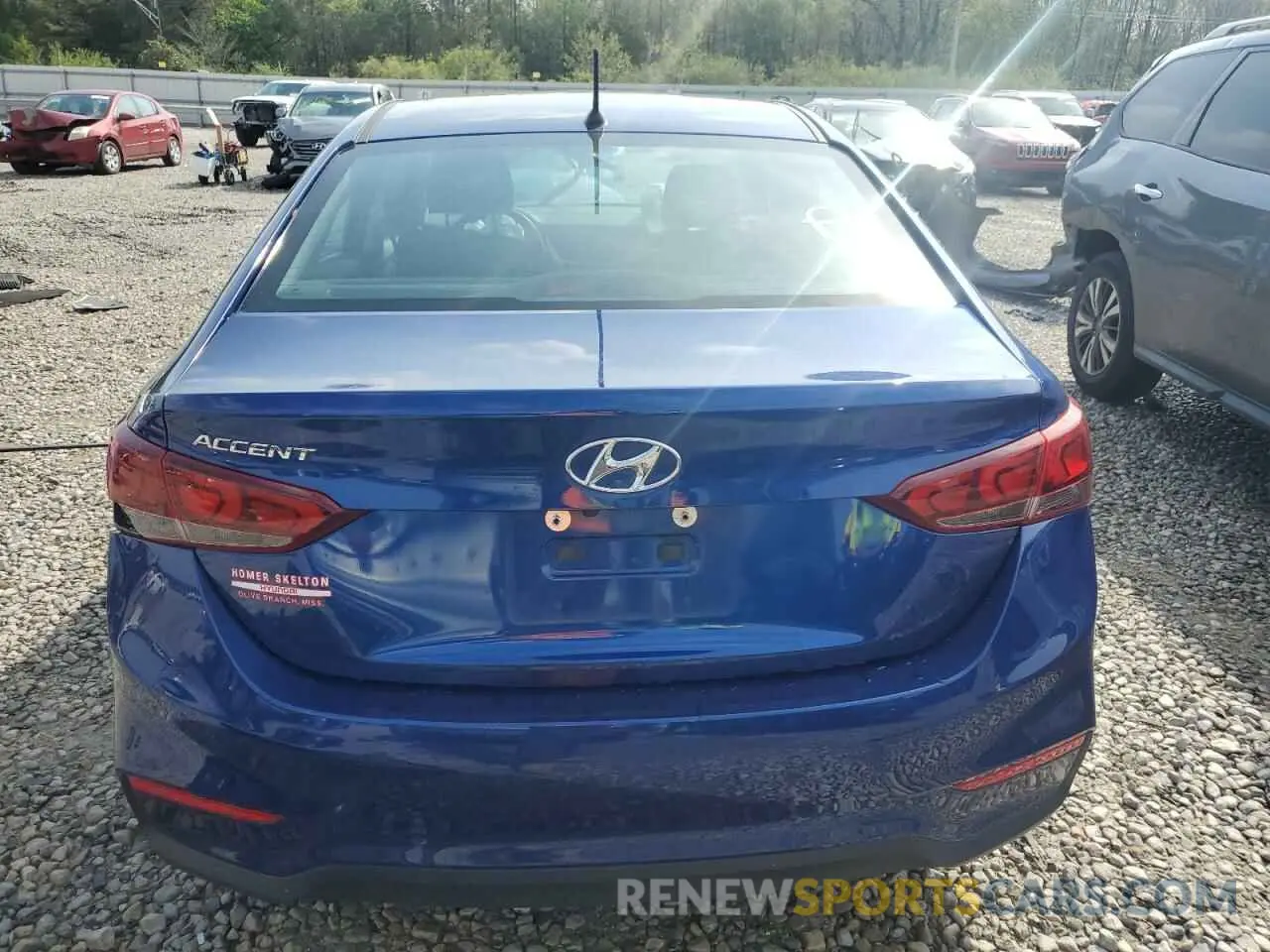 6 Photograph of a damaged car 3KPC24A62NE178962 HYUNDAI ACCENT 2022