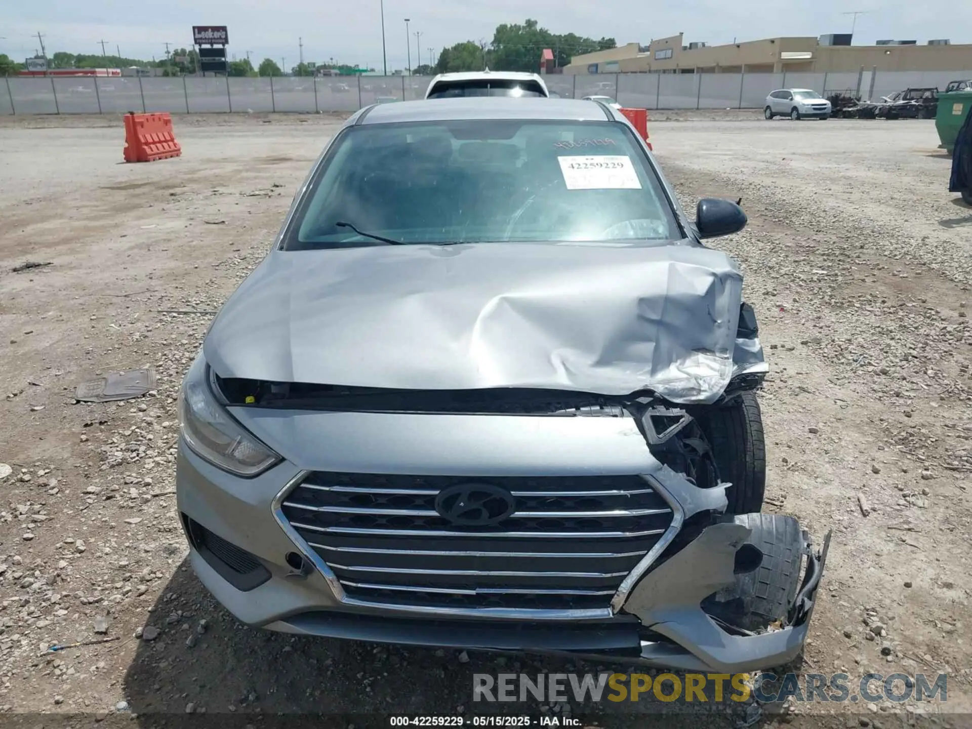 12 Photograph of a damaged car 3KPC24A63NE155481 HYUNDAI ACCENT 2022