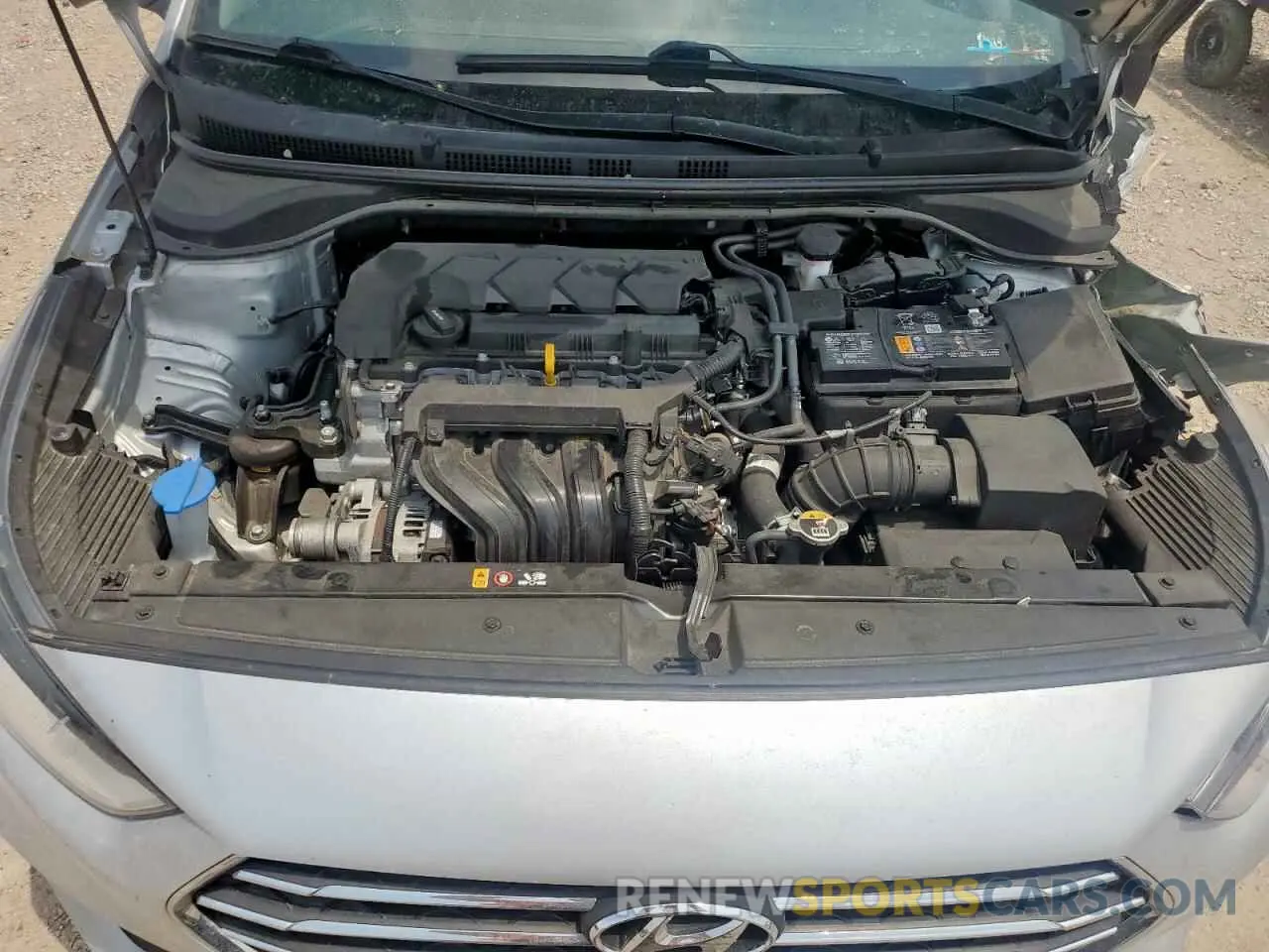 11 Photograph of a damaged car 3KPC24A63NE157747 HYUNDAI ACCENT 2022