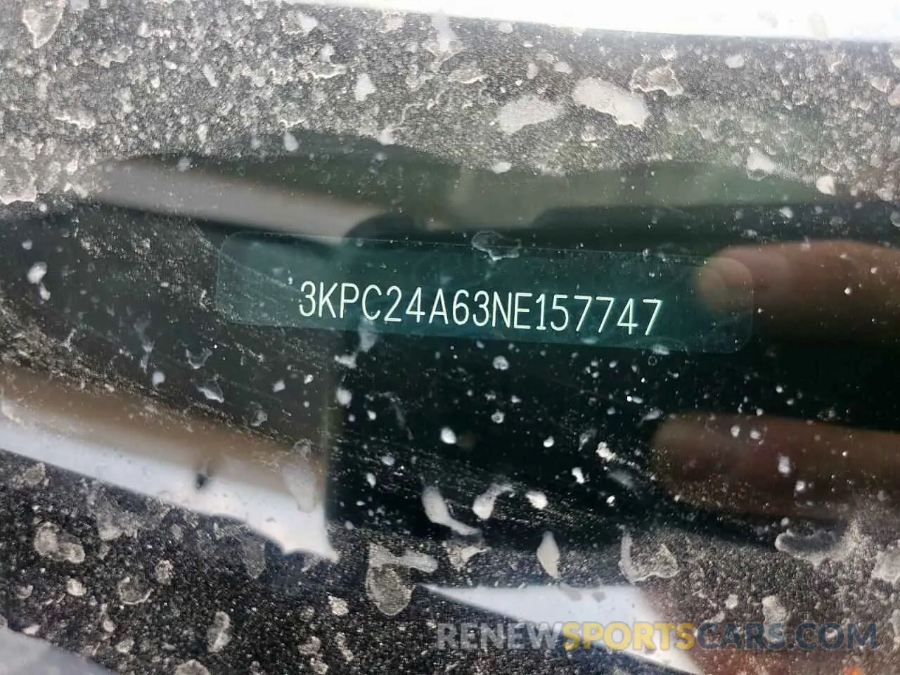 12 Photograph of a damaged car 3KPC24A63NE157747 HYUNDAI ACCENT 2022