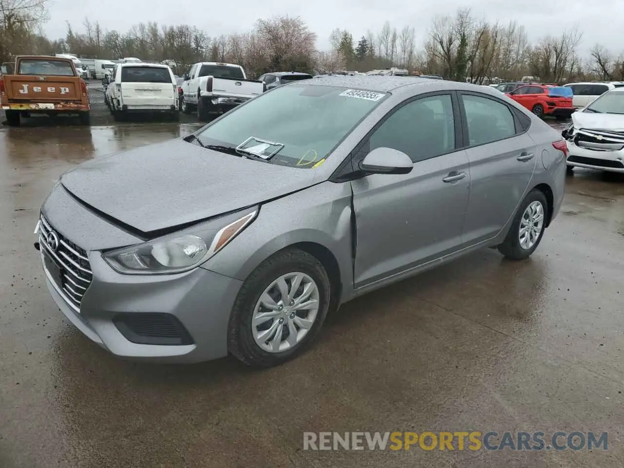 1 Фотография поврежденного автомобиля 3KPC24A63NE167856 HYUNDAI ACCENT 2022