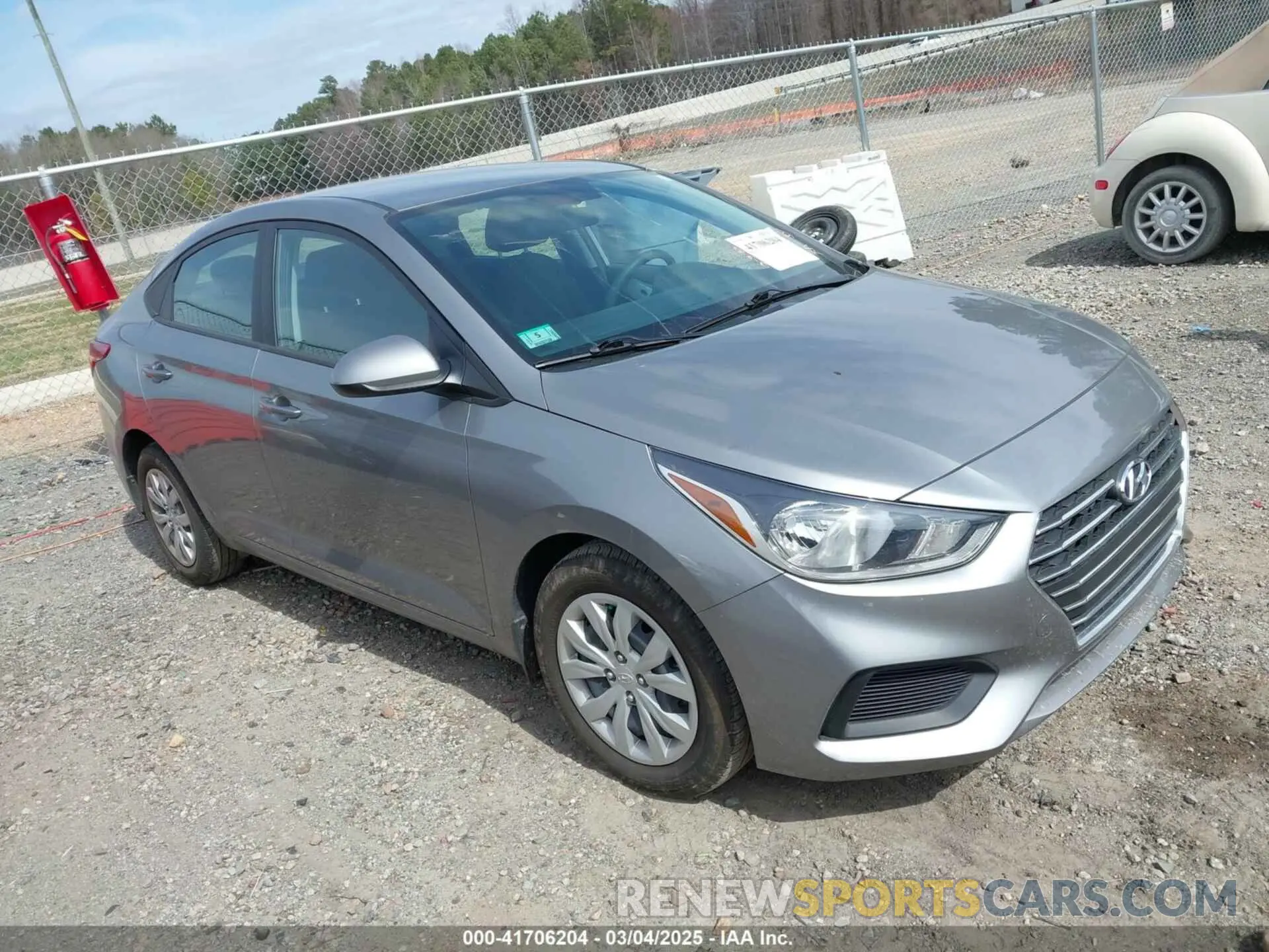 1 Photograph of a damaged car 3KPC24A63NE169851 HYUNDAI ACCENT 2022
