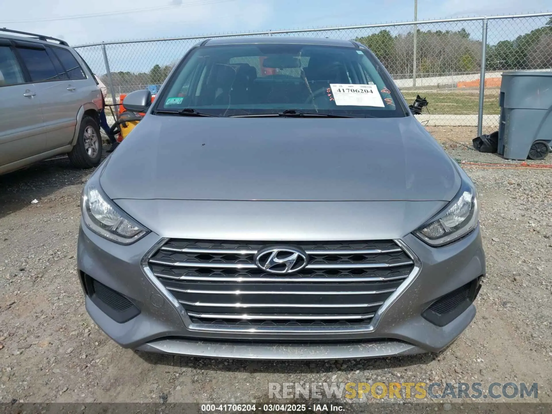 12 Photograph of a damaged car 3KPC24A63NE169851 HYUNDAI ACCENT 2022