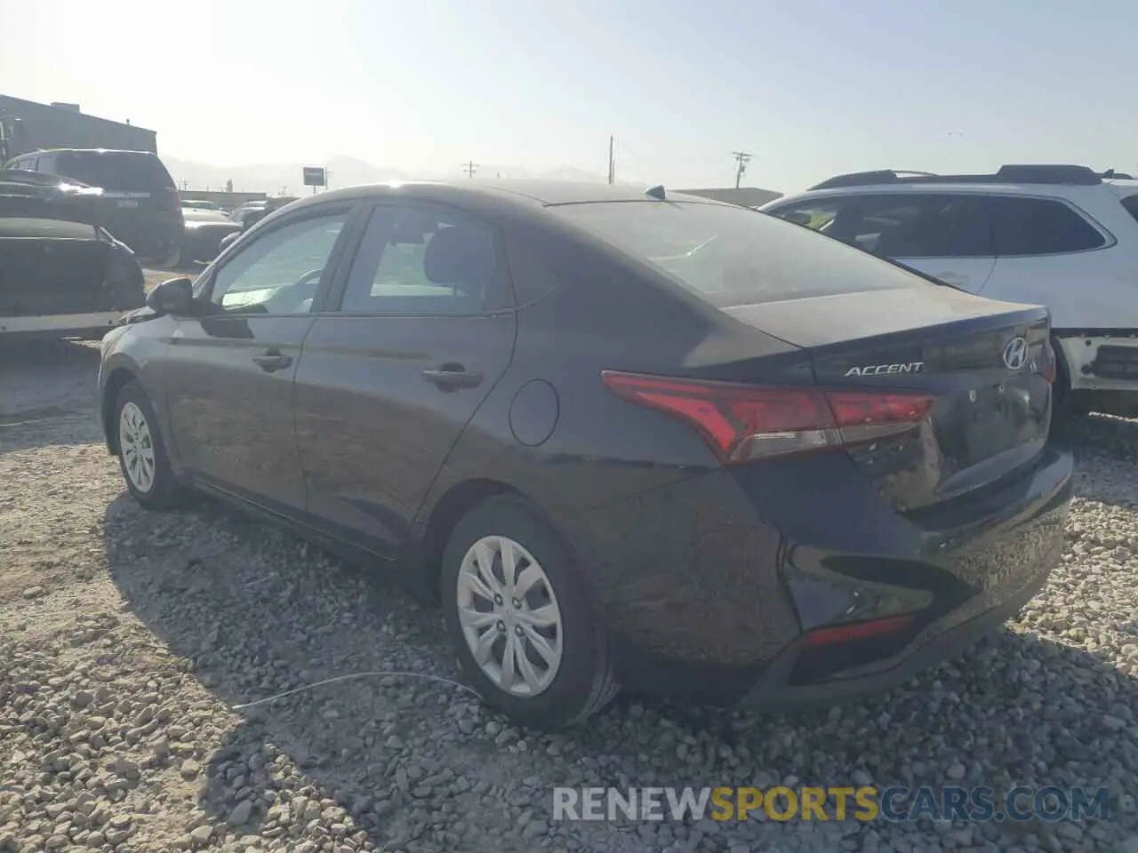 2 Photograph of a damaged car 3KPC24A63NE172863 HYUNDAI ACCENT 2022