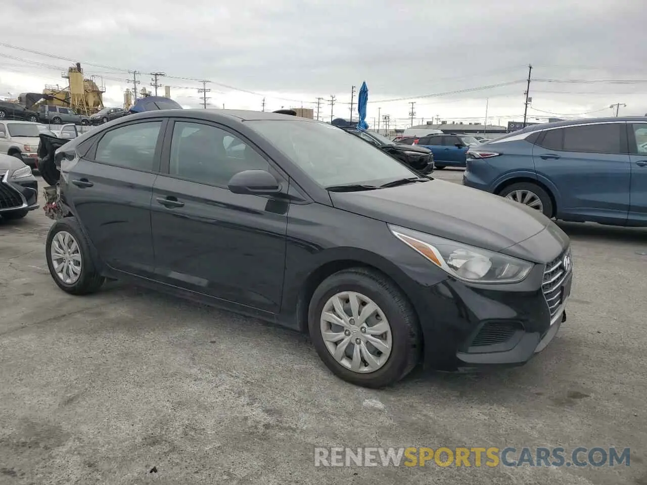 4 Фотография поврежденного автомобиля 3KPC24A63NE174189 HYUNDAI ACCENT 2022