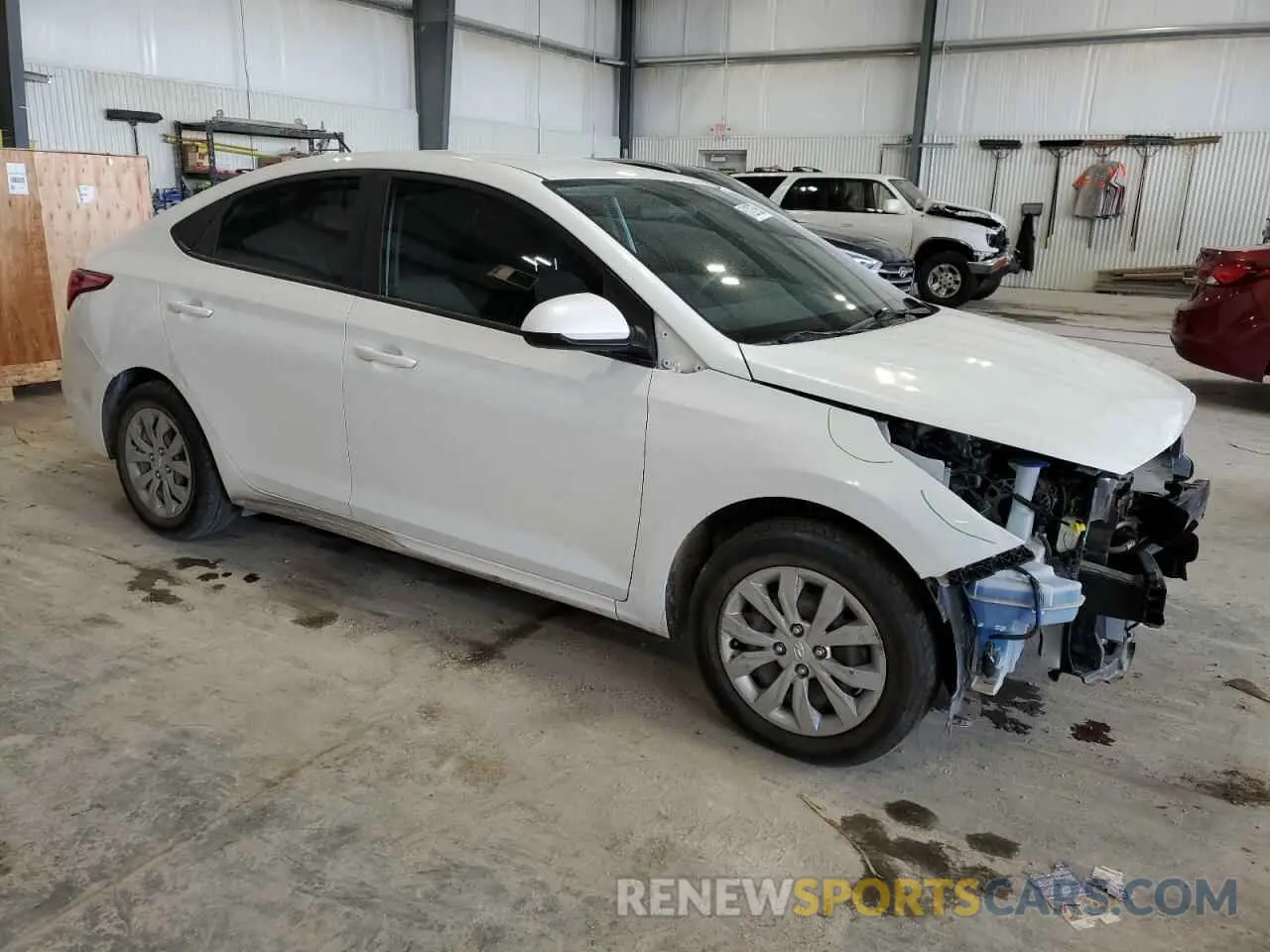 4 Photograph of a damaged car 3KPC24A63NE175679 HYUNDAI ACCENT 2022