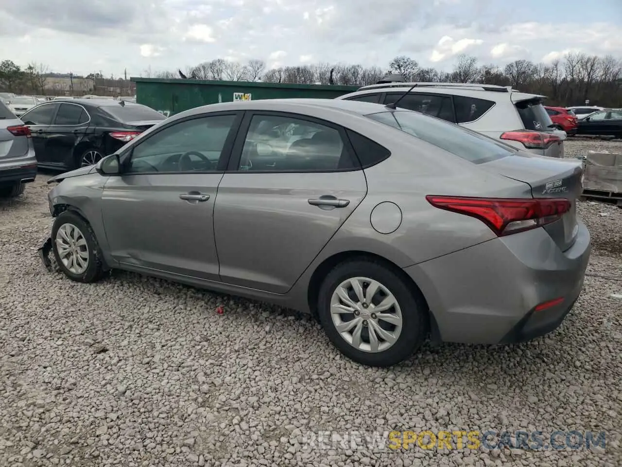 2 Photograph of a damaged car 3KPC24A63NE177044 HYUNDAI ACCENT 2022