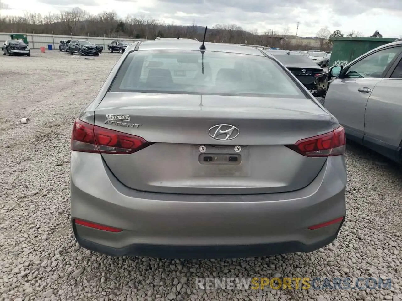6 Photograph of a damaged car 3KPC24A63NE177044 HYUNDAI ACCENT 2022
