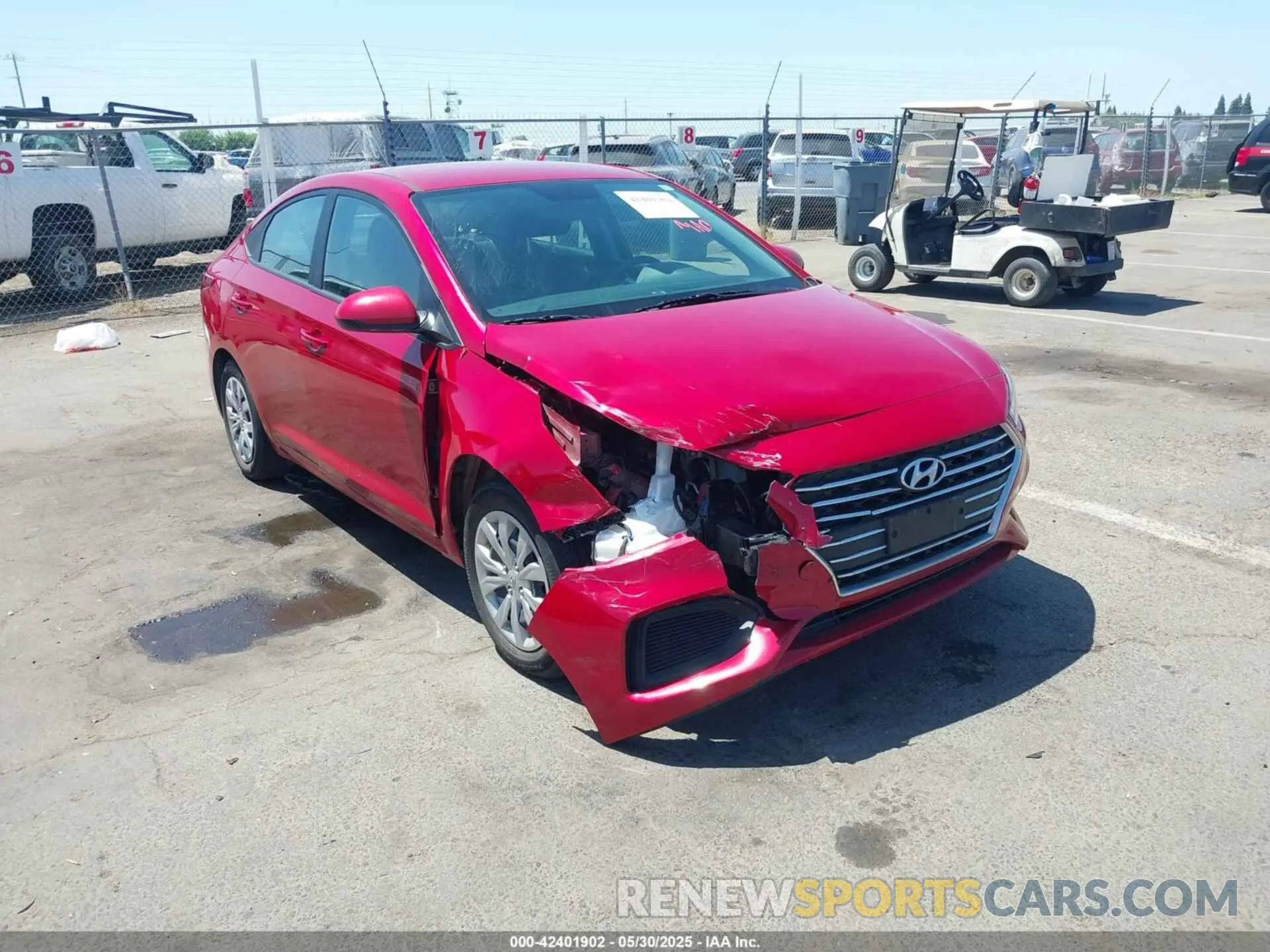 1 Фотография поврежденного автомобиля 3KPC24A63NE183216 HYUNDAI ACCENT 2022